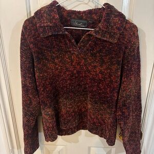 Vintage Chenille 90s sweaters with collar